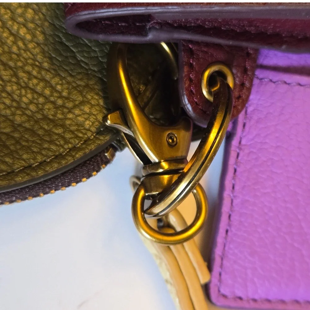 Fossil Leather Wristlet Wallet Coin Purse Card Holder Set NWT
